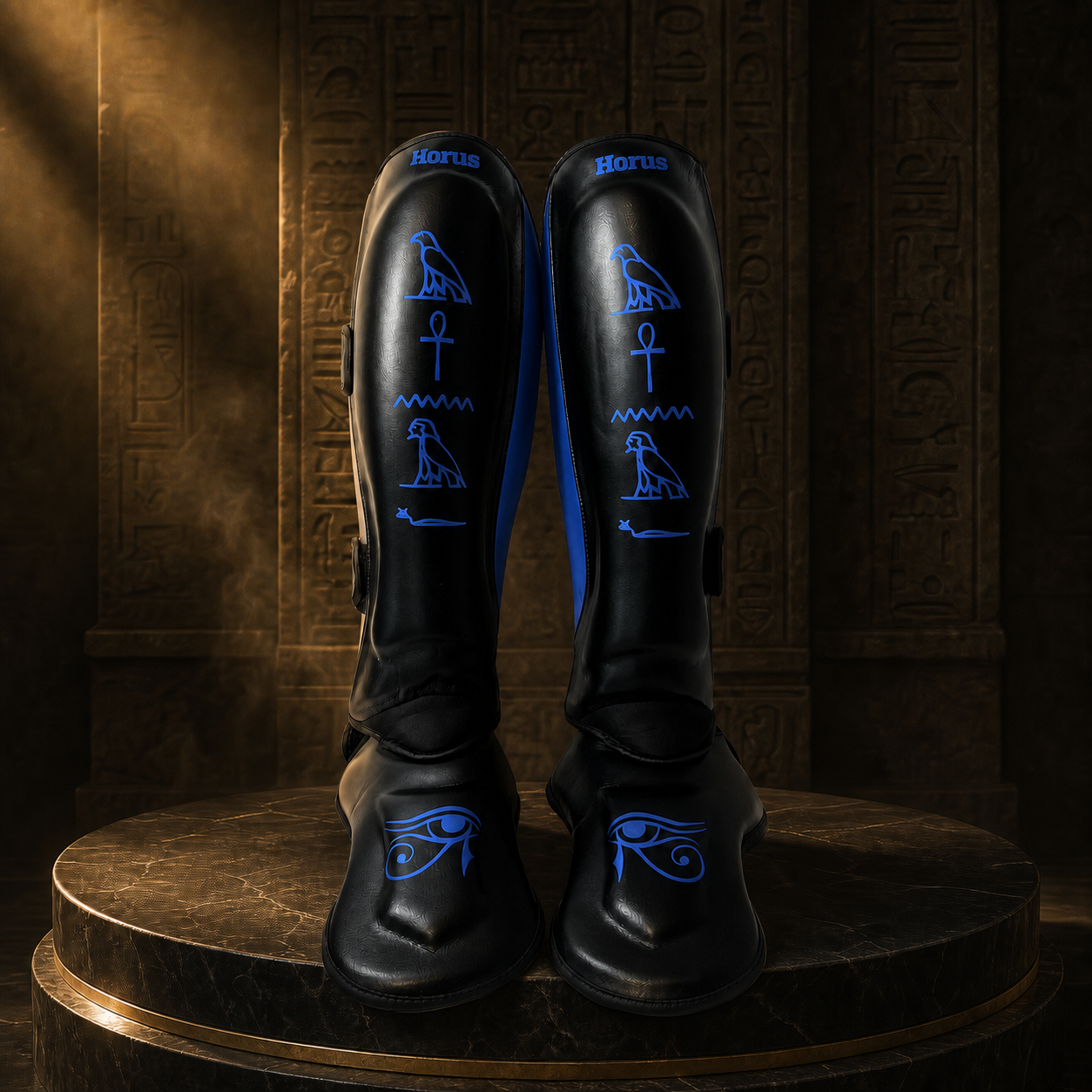 Pharao Shinguard in der Farbvariante Anubis Blau